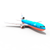 客机-飞机-VR/AR模型-3D城