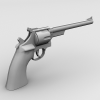 [枪械gun] 生化危机5武器（S&W M29）-角色人体-角色-VR/AR模型-3D城