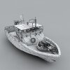 军舰-船舶-军事船舶-VR/AR模型-3D城