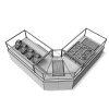 展柜-家居-柜子-VR/AR模型-3D城
