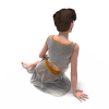 女模特-角色人体-女人-VR/AR模型-3D城