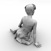 女模特-角色人体-女人-VR/AR模型-3D城