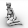 女模特-角色人体-女人-VR/AR模型-3D城
