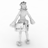 SUN 副本隐者之路的NPC妹妹-角色人体-角色-VR/AR模型-3D城