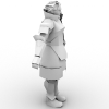 最终幻想中的人物-角色人体-角色-VR/AR模型-3D城
