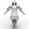 最终幻想中的人物-角色人体-角色-VR/AR模型-3D城