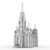 Medieval Church教堂-建筑-古建筑-VR/AR模型-3D城