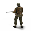 部队军人-角色人体-男人-VR/AR模型-3D城