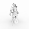 赤壁男哨兵-角色人体-角色-VR/AR模型-3D城