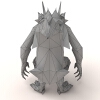 怪物-角色人体-角色-VR/AR模型-3D城