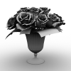 一束玫瑰-动植物-花草-VR/AR模型-3D城