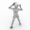 女性-角色人体-女人-VR/AR模型-3D城