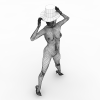 女性-角色人体-女人-VR/AR模型-3D城
