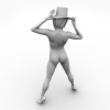 女性-角色人体-女人-VR/AR模型-3D城