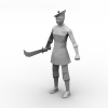 聚贤庄家丁-角色人体-角色-VR/AR模型-3D城