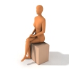 裸体人-角色人体-医学解剖-VR/AR模型-3D城