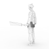黑苗卫兵-角色人体-角色-VR/AR模型-3D城