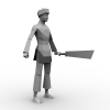 黑苗卫兵-角色人体-角色-VR/AR模型-3D城