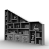柜子-文体生活-办公用品-VR/AR模型-3D城