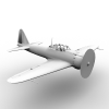 A6M ZERO战斗机-飞机-军事飞机-VR/AR模型-3D城