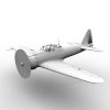 A6M ZERO战斗机-飞机-军事飞机-VR/AR模型-3D城