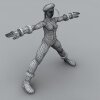 街头霸王：嘉米-角色人体-角色-VR/AR模型-3D城