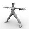 街头霸王：嘉米-角色人体-角色-VR/AR模型-3D城