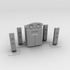 高保真音响系统-科技-数码产品-VR/AR模型-3D城