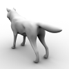 狼-动植物-哺乳动物-VR/AR模型-3D城