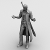 鬼泣男主角 但丁加武器-角色人体-角色-VR/AR模型-3D城