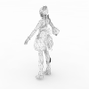 诛仙2 girl时装模型带动作-角色人体-角色-VR/AR模型-3D城