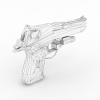 [枪械gun] 生化危机5武器（沙鹰）-角色人体-角色-VR/AR模型-3D城