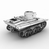T-37A Tank-汽车-军事汽车-VR/AR模型-3D城