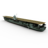 16159 二战日本航母-船舶-军事船舶-VR/AR模型-3D城