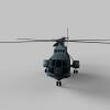 直-8直升机—海军用-飞机-直升机-VR/AR模型-3D城