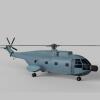 直-8直升机—海军用-飞机-直升机-VR/AR模型-3D城