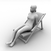 女人-角色人体-女人-VR/AR模型-3D城