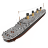 大型游轮，远洋-船舶-轮船-VR/AR模型-3D城