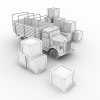 二战德国卡车-VR/AR模型-3D城