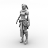 剑灵 竹林卫服饰NPC-角色人体-角色-VR/AR模型-3D城