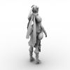 剑灵 竹林卫服饰NPC-角色人体-角色-VR/AR模型-3D城
