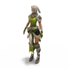 剑灵 竹林卫服饰NPC-角色人体-角色-VR/AR模型-3D城