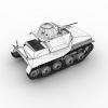 T-30 Tank-汽车-军事汽车-VR/AR模型-3D城