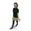 女人-角色人体-女人-VR/AR模型-3D城