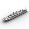 大型客轮-船舶-货船-VR/AR模型-3D城