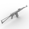 AK74S步枪-VR/AR模型-3D城