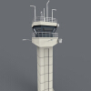 机场塔楼-建筑-VR/AR模型-3D城