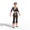 黑苗男-角色人体-角色-VR/AR模型-3D城