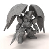 SD高达-角色人体-角色-VR/AR模型-3D城