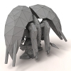 SD高达-角色人体-角色-VR/AR模型-3D城